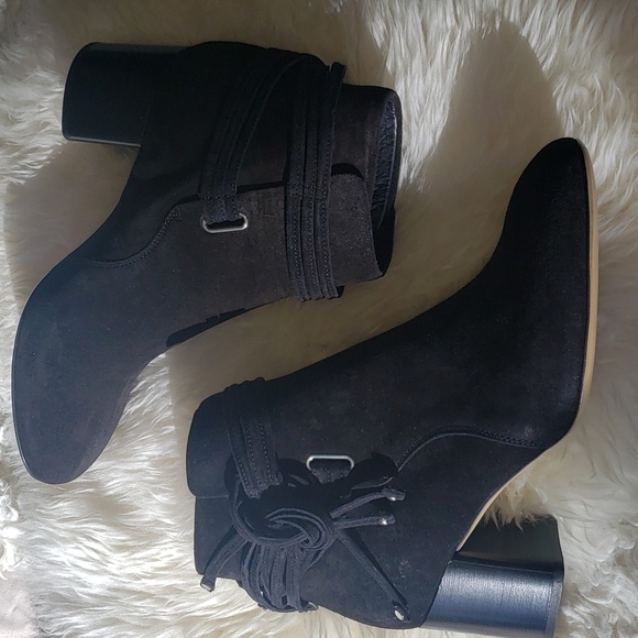 Rag & Bone Dalia ll Black Suede Boot 8 Nwt - Picture 3 of 8